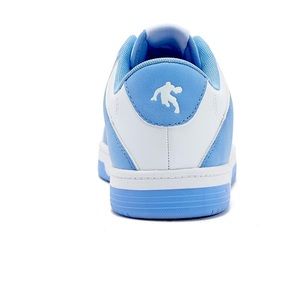 Blue and white and1 shoes